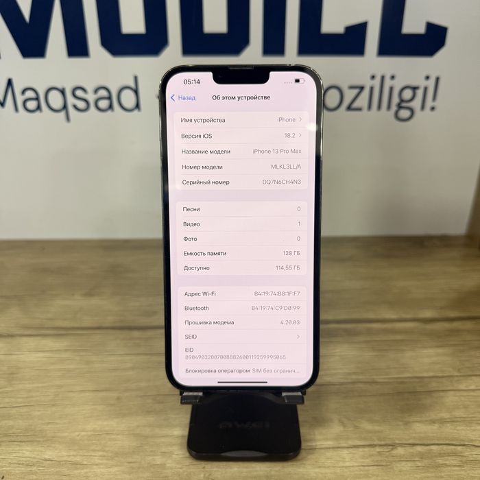 iPhone 13 Pro Max 85% sim+esim NASIYA BOR