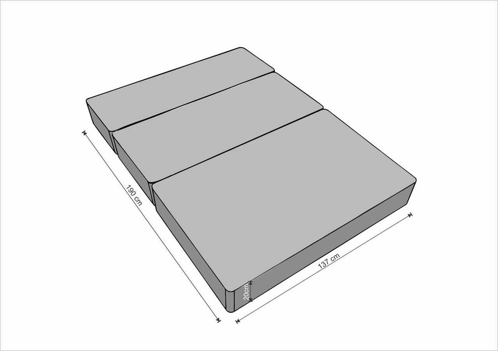Canapea extensibila  Urban Living 136x80x40-suprafata extinsa 190*136
