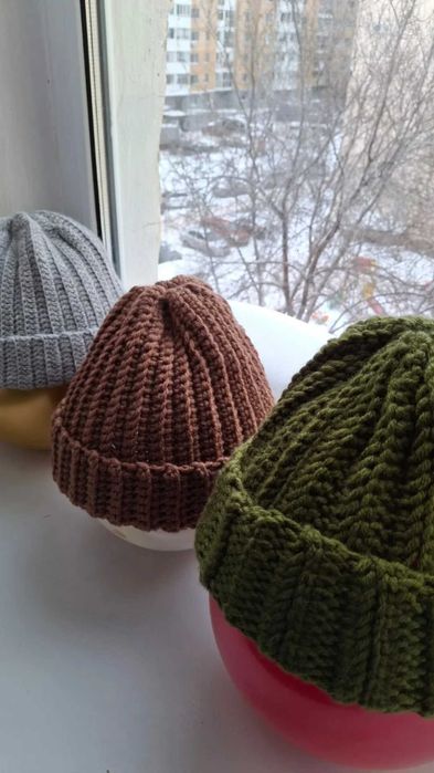 Шапка вязаная крючком