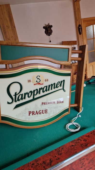 Panou luminos reclama Staropramen