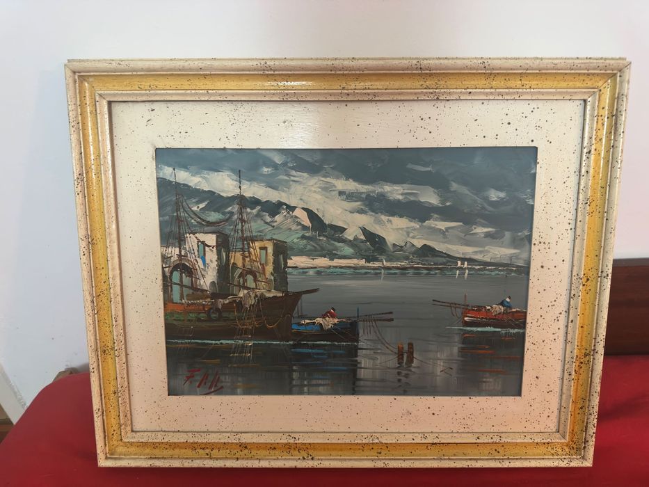 маслени бои върху платно