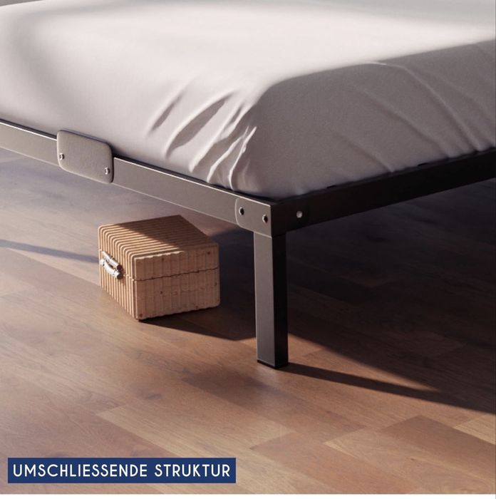 Pat metalic. Nou. 1 buc x. :  90x200 cm si 1buc dublu 180X200