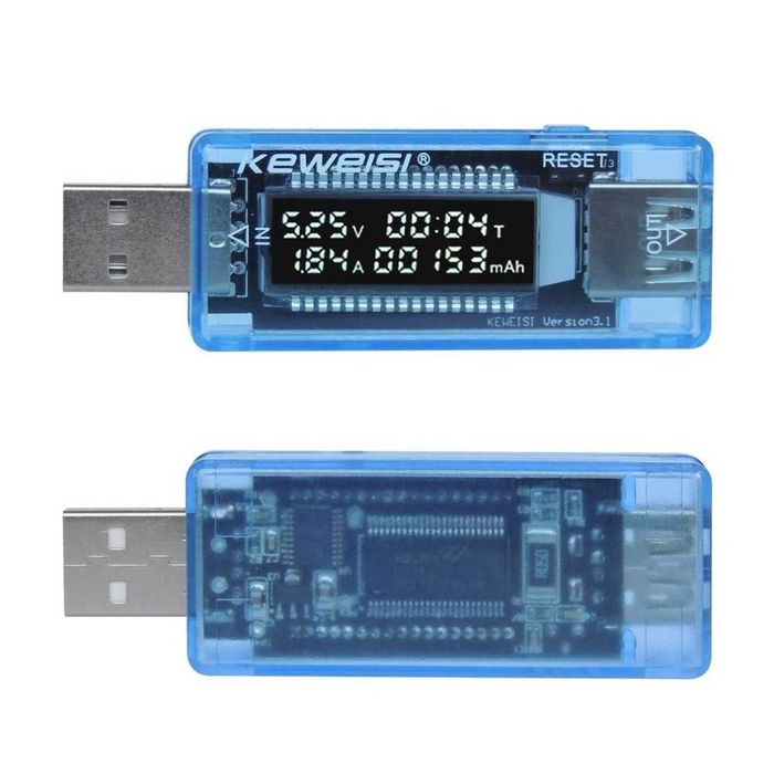 USB Тестер на напрежение, волтаж, съпротивление, капацитет на батерия