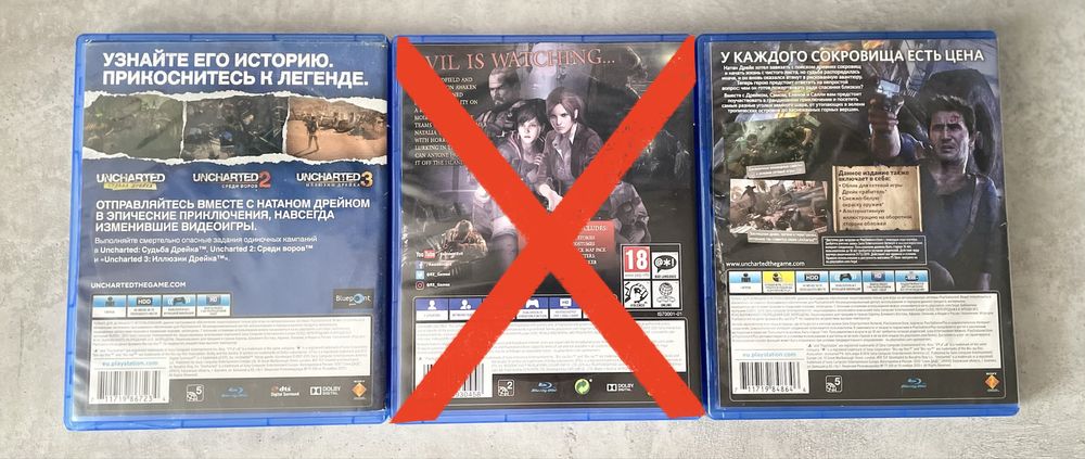 Обмен, игры на PS4