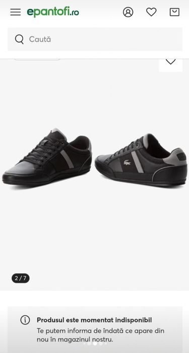 Pantofi Lacoste marimea 42,5