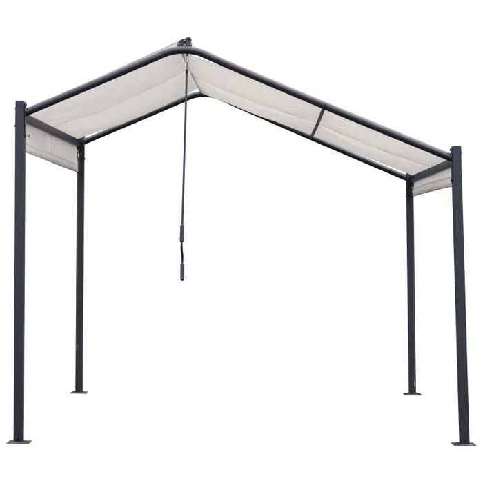 Pavilion, otel/poliester, 300 x 300 cm, H 280 cm