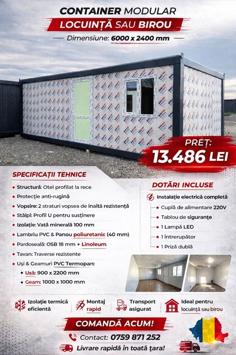 Vand containere modulare