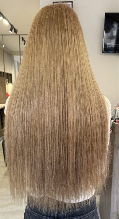 Естествена руска коса с двойна плътност , 200 гр , 65 см