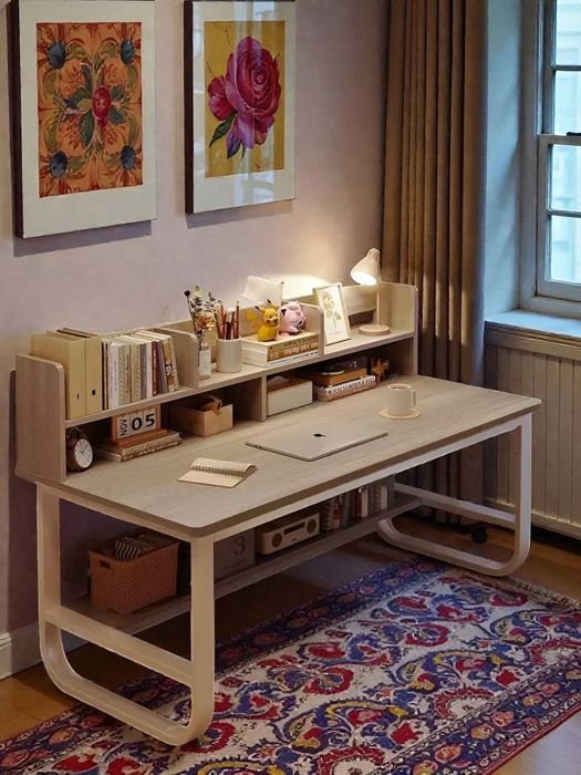 Стол парта для взрослых и детей с полками