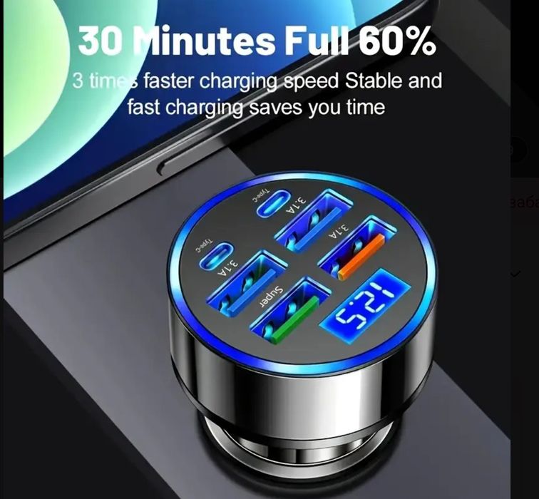Единственото зарядно, което ти трябва.Превърни колата си в Power Bank!