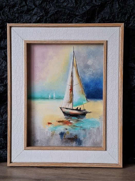 Въглени и пастели, картини оригинали - 1, НОВИ!