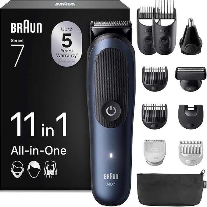 Тример за лице , коса и тяло Braun ProBlade AutoSense AIO7540 водоустойчив