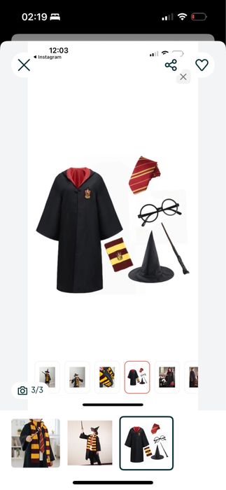 Костюм Гарри Поттер , прокат , аксессуары