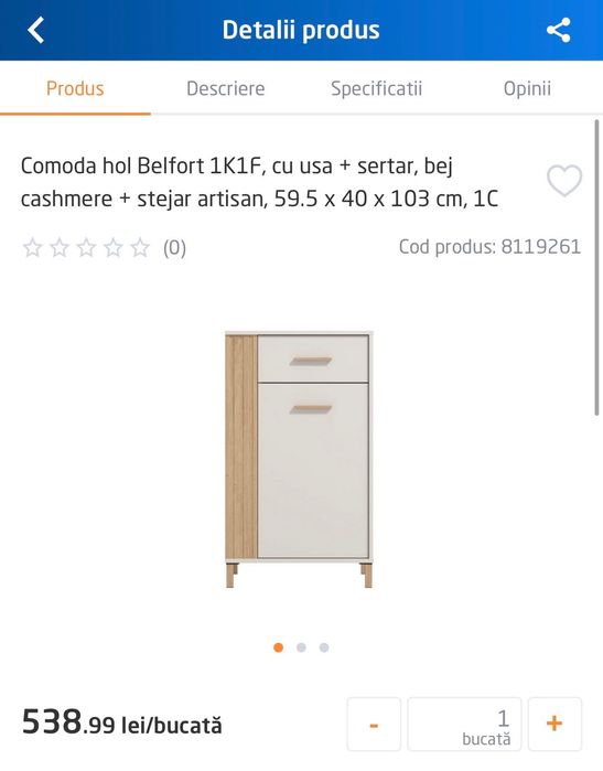 Set mobilier Hol NOU