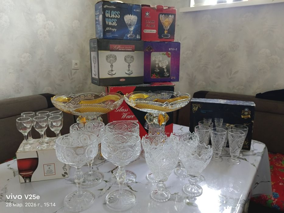 Пасуда фруктовница стекло