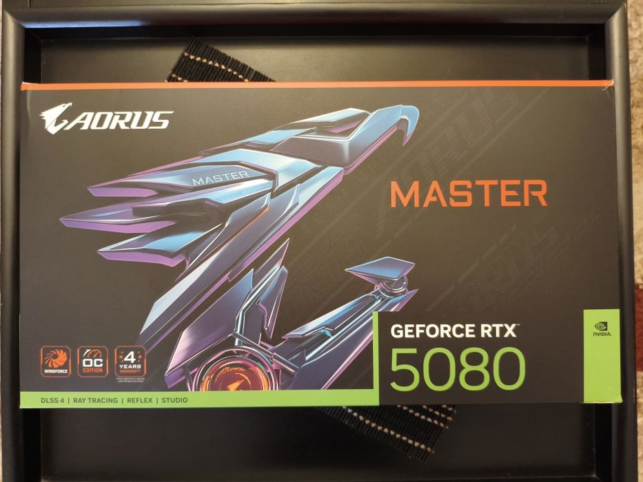 #GARANTIE# / Placa video / Gigabyte RTX 5080 Aorus Master / 16GB GDDR7 / 256-bit