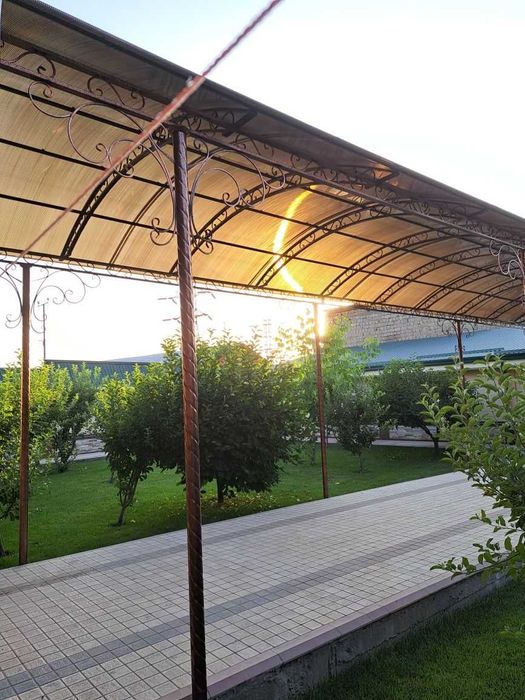 Навес в сад, naves, КОЗЫРЕК. Решётка, лексан