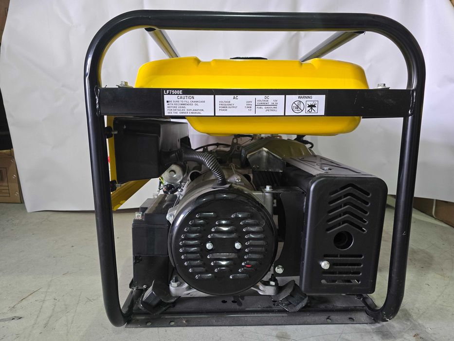 ПРОМОЦИЯ 7.5 KW Генератор за ток монофазен с дисплей с ел. старт 15 Hp