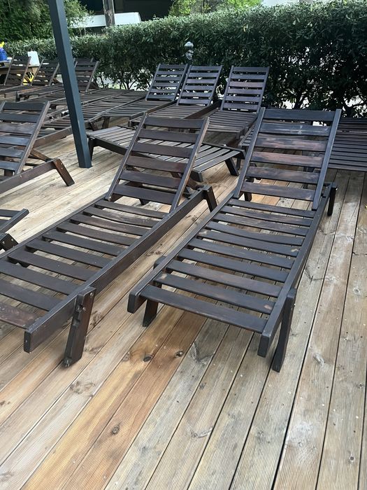 Шезлонги дървени  20бр.