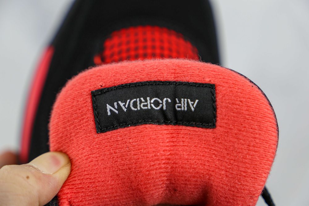 Jordan Retro 4 Red Thunder Мъжки Дамски Маратонки