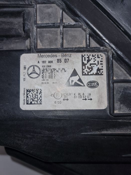 Far stânga Mercedes Multibeam GLE 167 / cod-A1679068507 / an-2019-2023