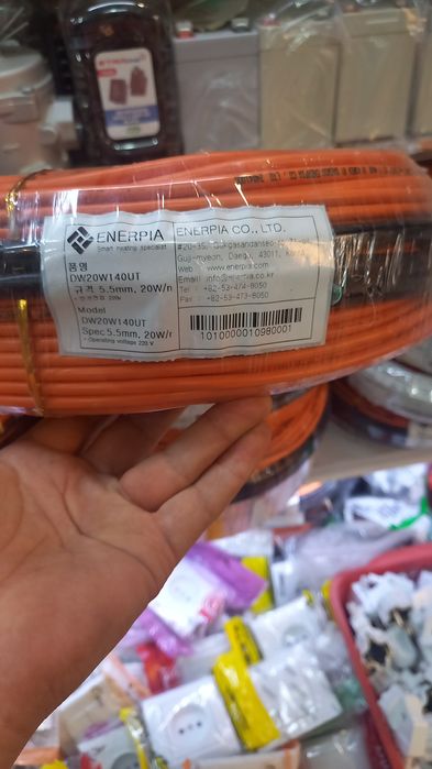 Электрический тёпли пол праводной типа