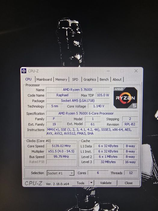 Procesor AMD Ryzen 5 7600x 4.7GHz Box