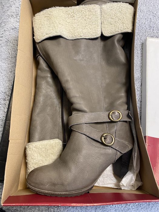 Дамски ботуши от естествена кожа