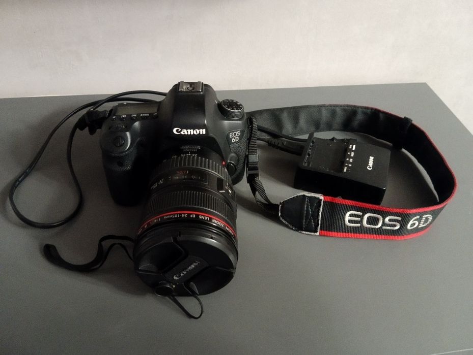 Фотокамера Canon EOS 6D + объектив Canon EF 24-105mm f/4L IS USM