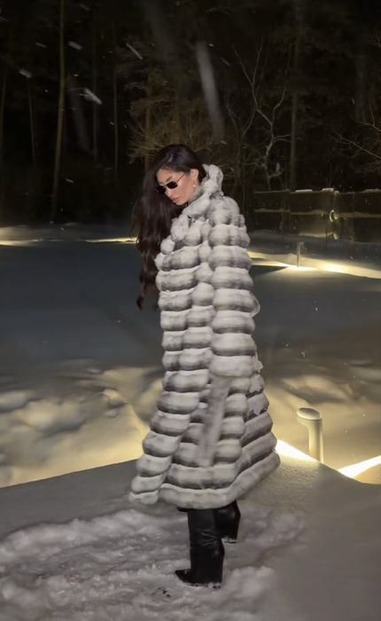 Эко шуба шиншилла