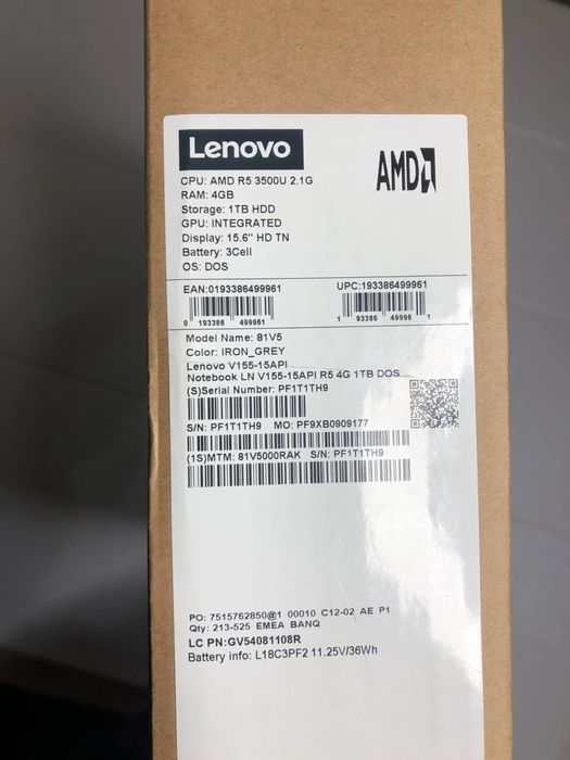 Lenovo V155-15API