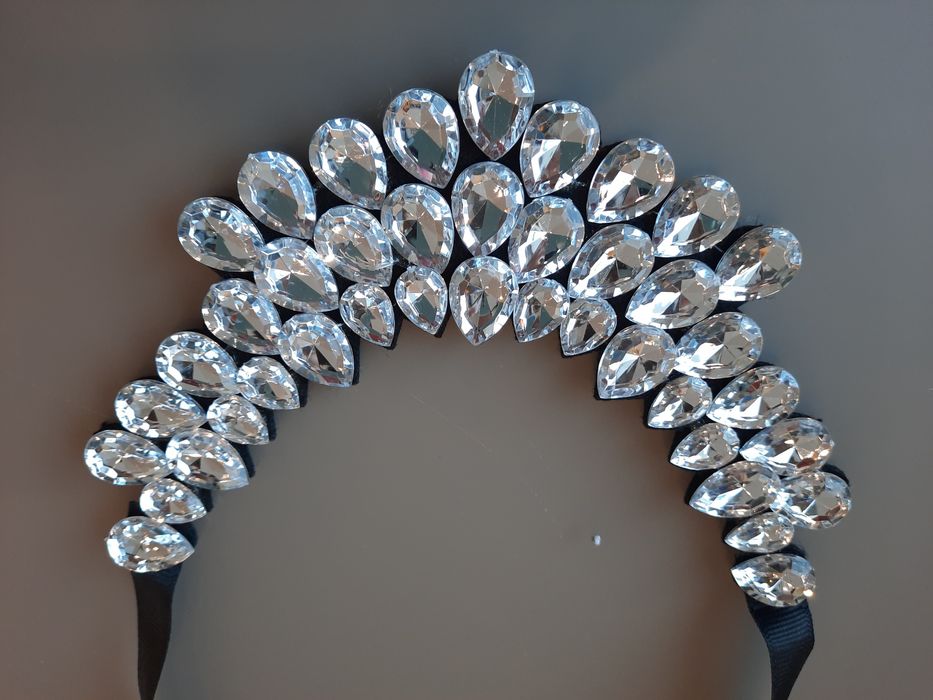 Colier cristale cu prindere ajustabilă