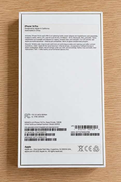 iPhone 14 Pro 128 GB – varianta SUA, eSIM