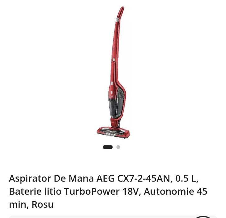 AEG aspirator vertical fără fir