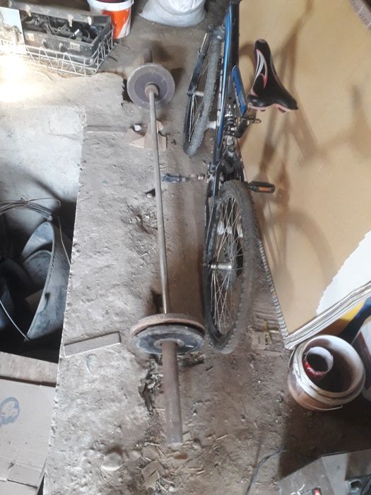 Штанга с блинами