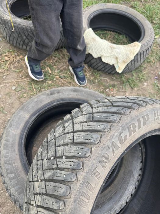 Шины резина б/у комплект 4шт