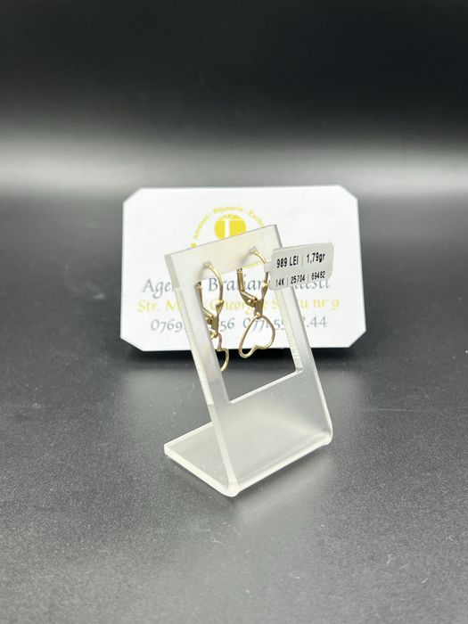 Cercei aur 14k 1.79 gr cod 25704