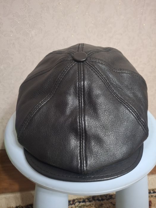 Кепка кожаная.  Турция.