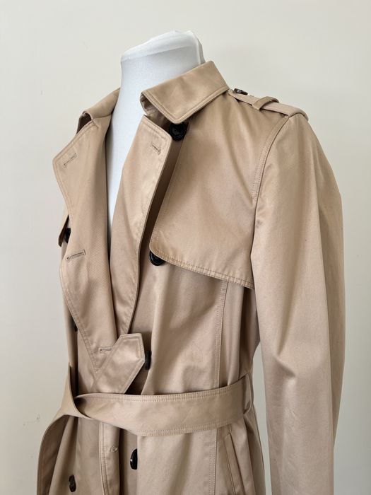 NOU Trench Bej Camel Maro Massimo Dutti Mediu M