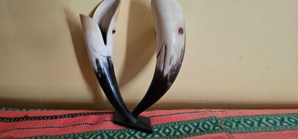 scluptura in corn de animal pesti posibil zodie