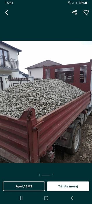 Vand nisip balastru piatra