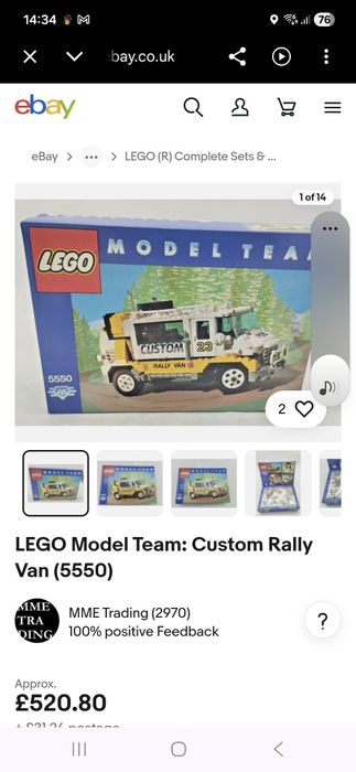 Vand lego model 5550