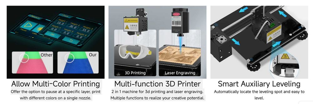 3Д Принтер 3D Printer и Лазарен гравир Разпродажба/ANYCUBIC MEGA PRO