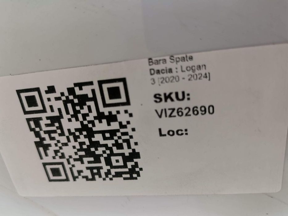 Bara Spate Dacia  Logan 3 2020 2021 2022 2023 2024 Originala In Stare
