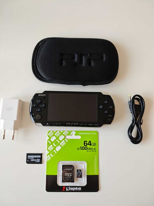 Sony PSP Playstation Portable 3000 - качени много игри