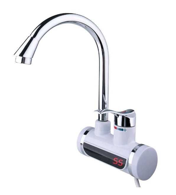 ПРОМО! Нагревател за топла вода проточен бойлер Смесителна батерия