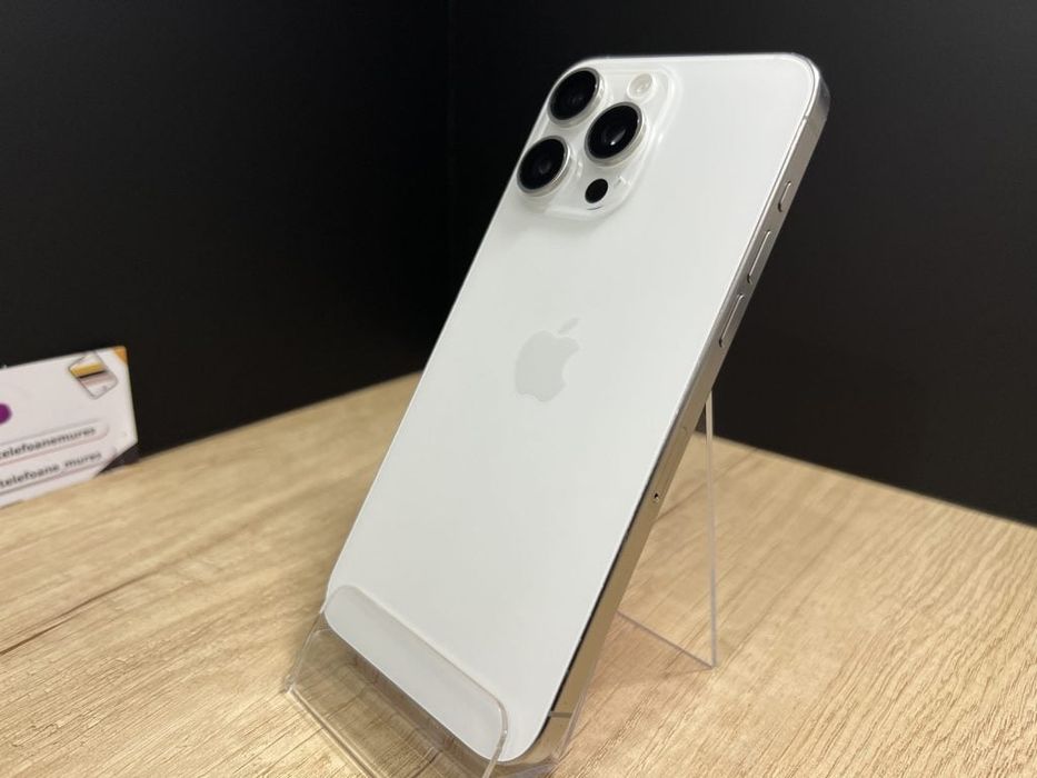 Iphone 15 Pro Max 512Gb White Titanium Second-Hand 3 ani garanție, Tel