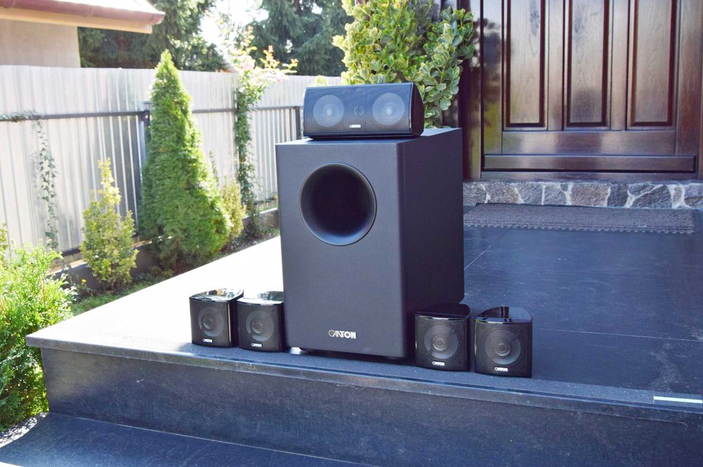 Sistem 5.1 Canton Movie 85 CX, subwoofer activ + 5 boxe