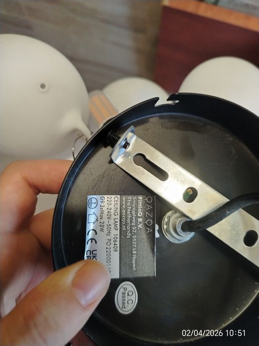 Lustră modernă QAZQA Atomic - 3 becuri G9 incluse