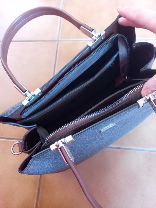 Geanta maro din piele